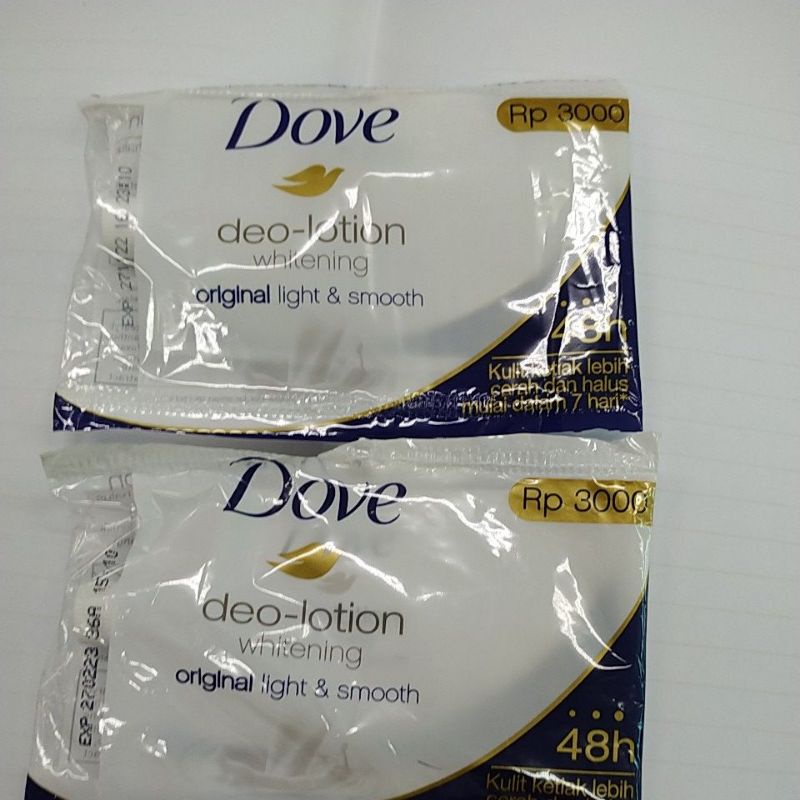 Jual dove deo lotion whitening original 9gr(sachet) Shopee Indonesia