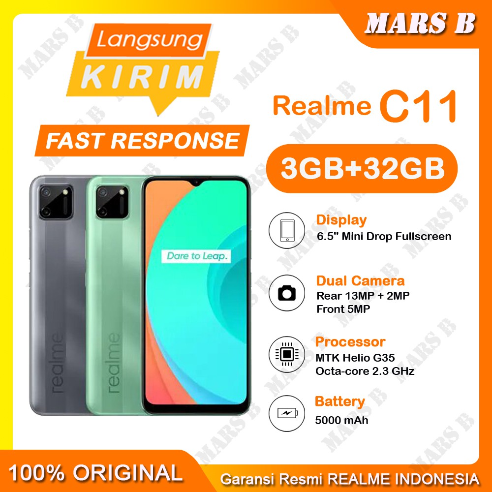 Jual Realme C11 [ 3GB/32GB ] Garansi Resmi Shopee Indonesia