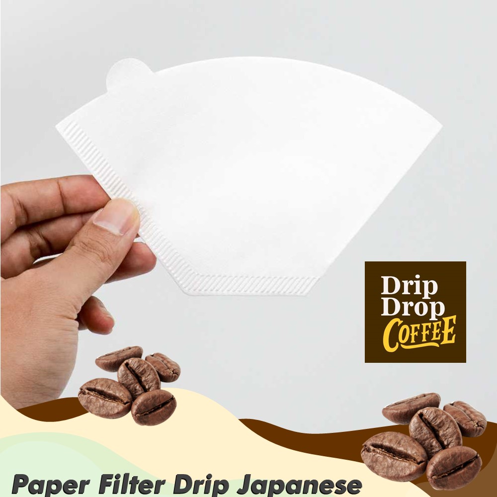 Jual Paper Filter Drip Coffee Japanese Ushape 100 lembar Miss Rose