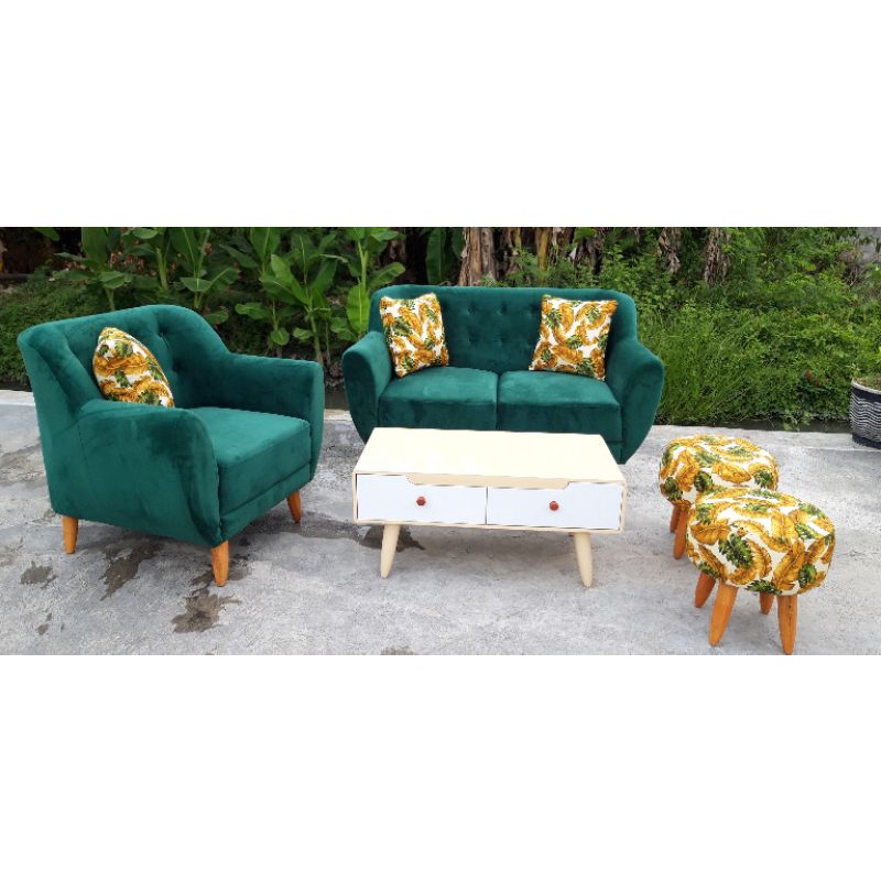 Jual sofa hijau daun Shopee Indonesia