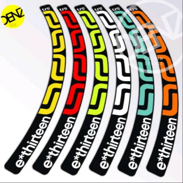 Jual Stiker Velg Sepeda E13 Decal Rims E13 | Shopee Indonesia