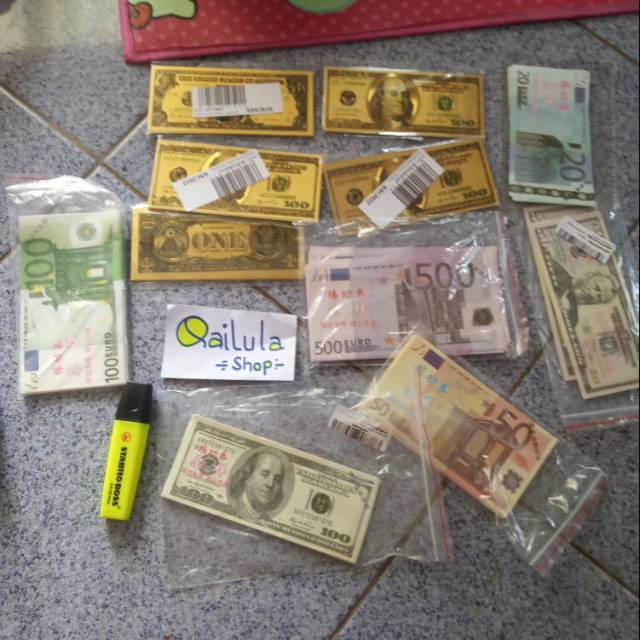 04-03-21 UANG MAINAN kuno asing luar negeri Eropa Euro Yuan Dollar amerika  Usd souvenir Suvenir | Shopee Indonesia