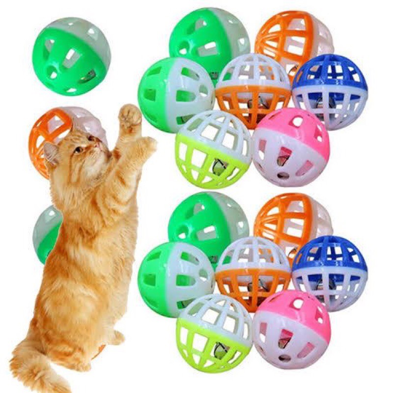 Jual Bola Kucing Kerincing Mainan Kucing Mainan Anak Kucing Mainan Kitten | Shopee Indonesia
