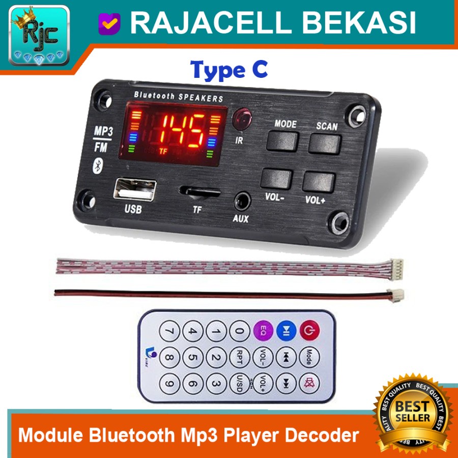 Jual Module Car MP3 Player Bluetooth Audio Music Tape Mobil Amplifier Shopee Indonesia