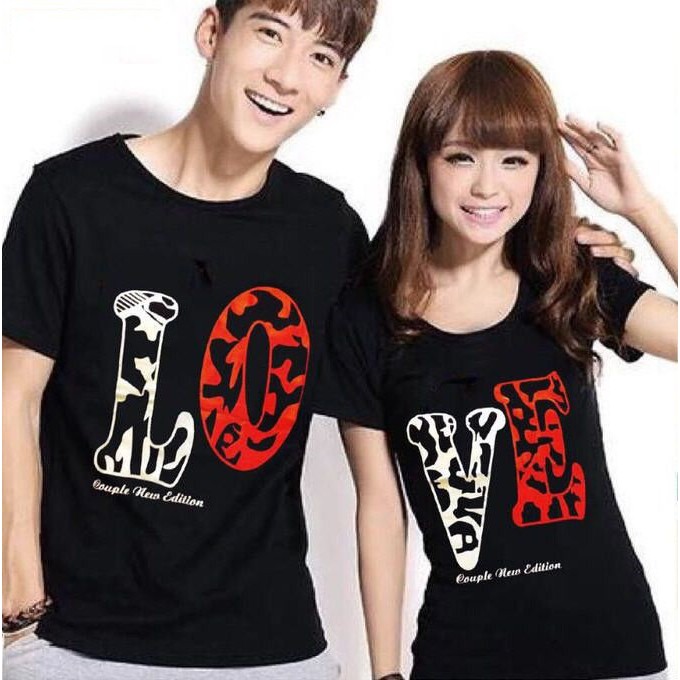 Jual Kaos Couple / Kaos Pasangan / Baju Couple / Baju Pasangan Love