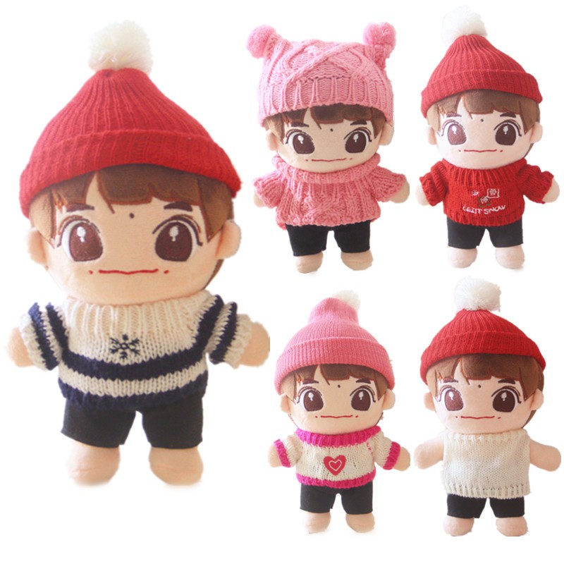 Boneka Stuffed KPOP BTS JUNGKOOK JIMIN Suga Bahan Plush Lembut untuk