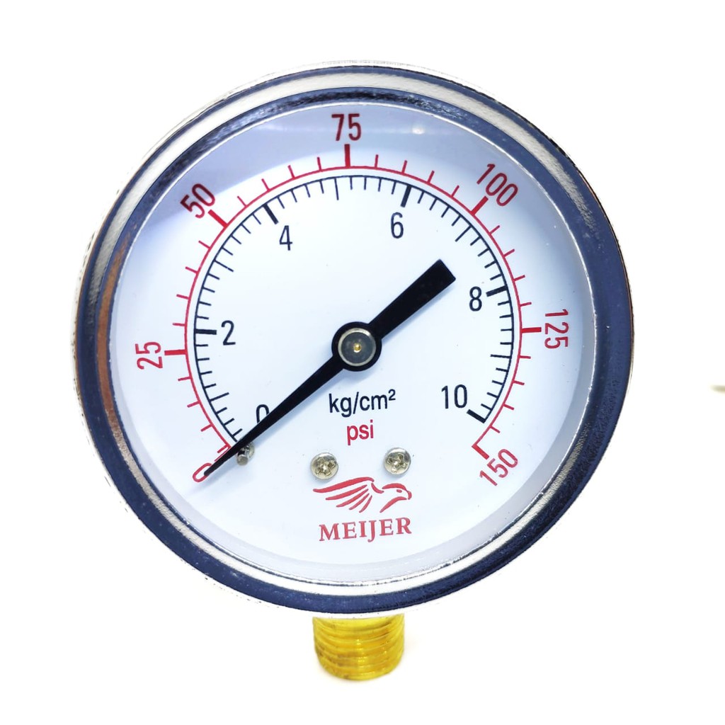 MANOMETER COMPRESSOR 2,5 INCI 10BAR 150PSI METERAN KOMPRESOR 10 BAR 2,5