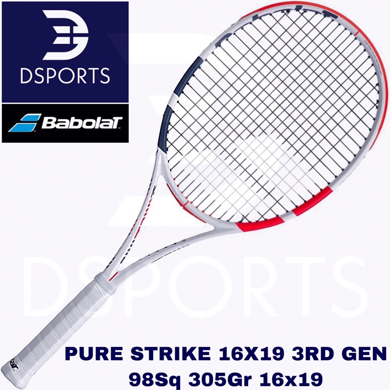Jual Babolat Pure Strike 16X19 3Rd Gen 305 G 16 X 19 ( Racket Tennis Tenis Raket ) Original | Shopee Indonesia