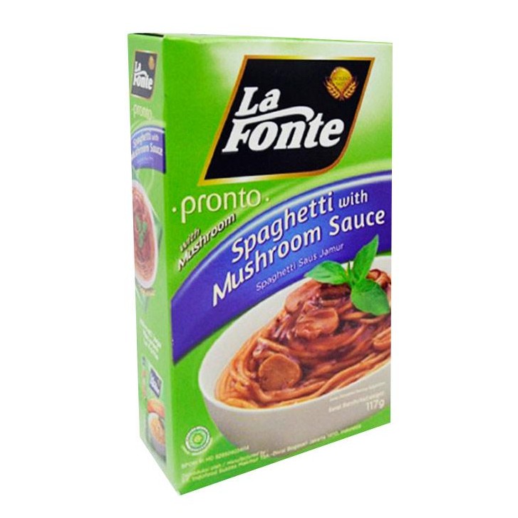 La Fonte Spaghetti with Mushroom Sauce 117 gr Shopee Indonesia
