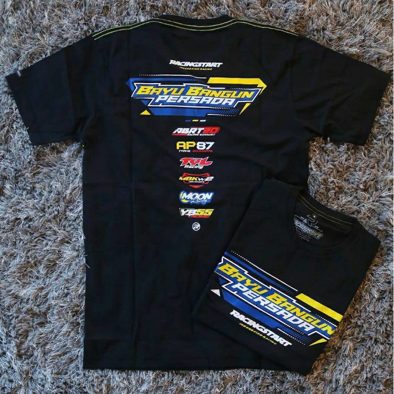 Jual Kaos Team Balap Bayu Bangun Persada X Racingstart Original | Shopee Indonesia