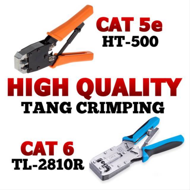 Jual CRIMPING TOOL TANG CRIMPING HIGH QUALITY CAT5e / CAT 5 / CAT 6