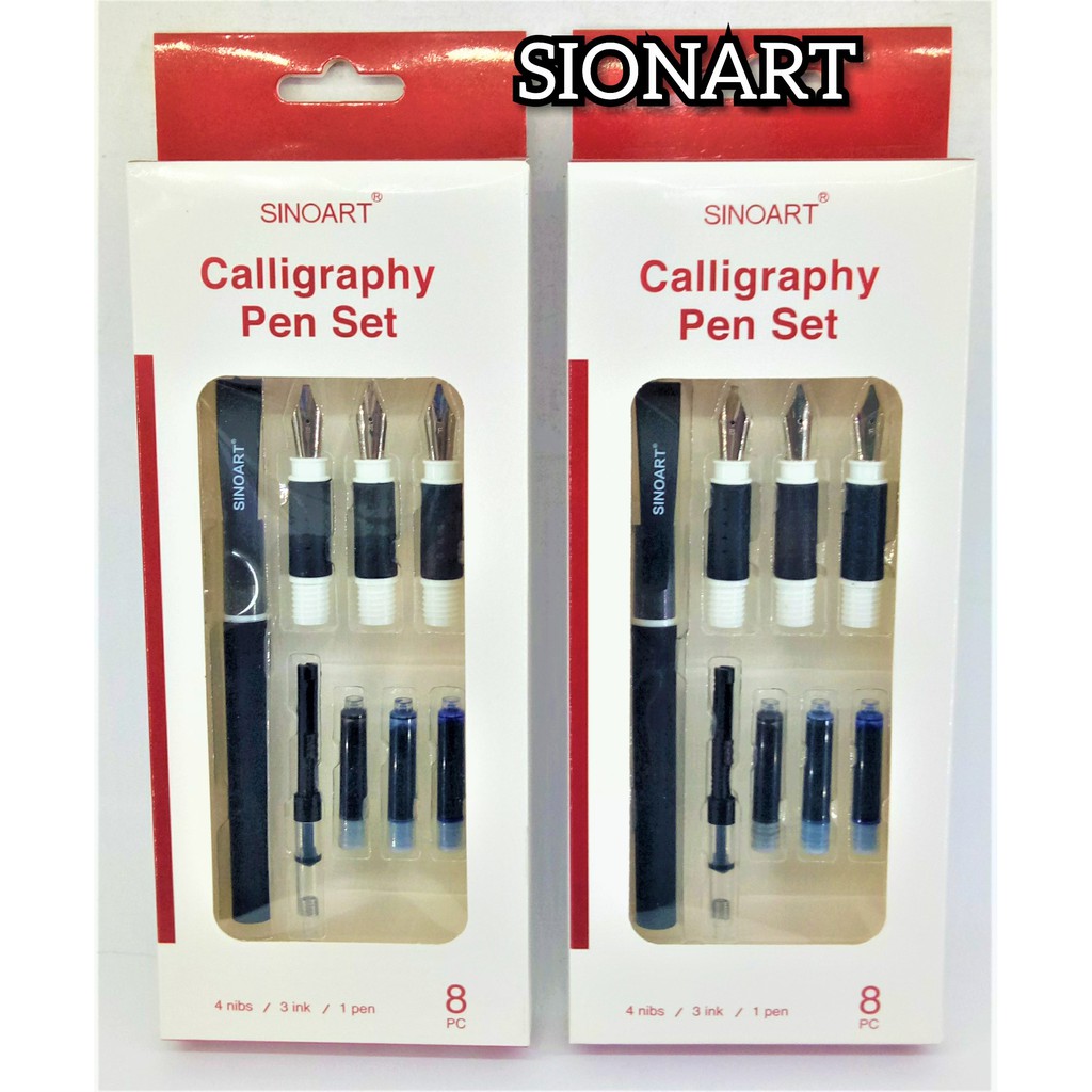 Jual Sinoart Calligraphy Fountain Pen Set Shopee Indonesia