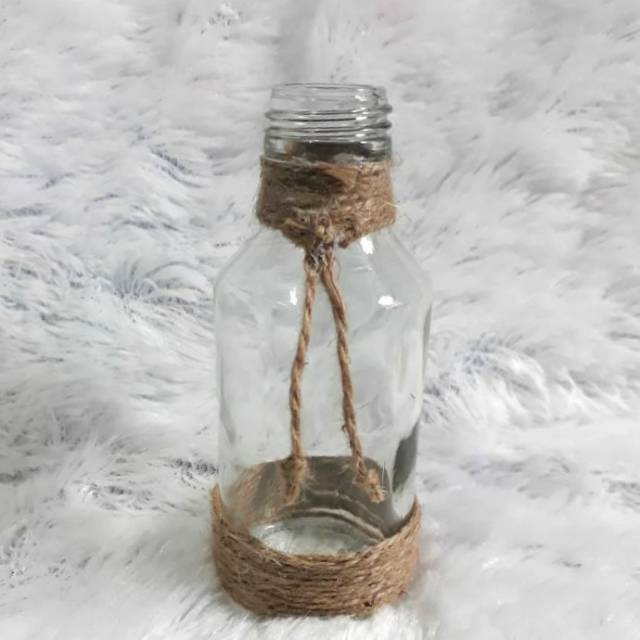 Vas Bunga Kaca Vase Vintage glass Gelas Kaca Rustic Vase Botol Tempat