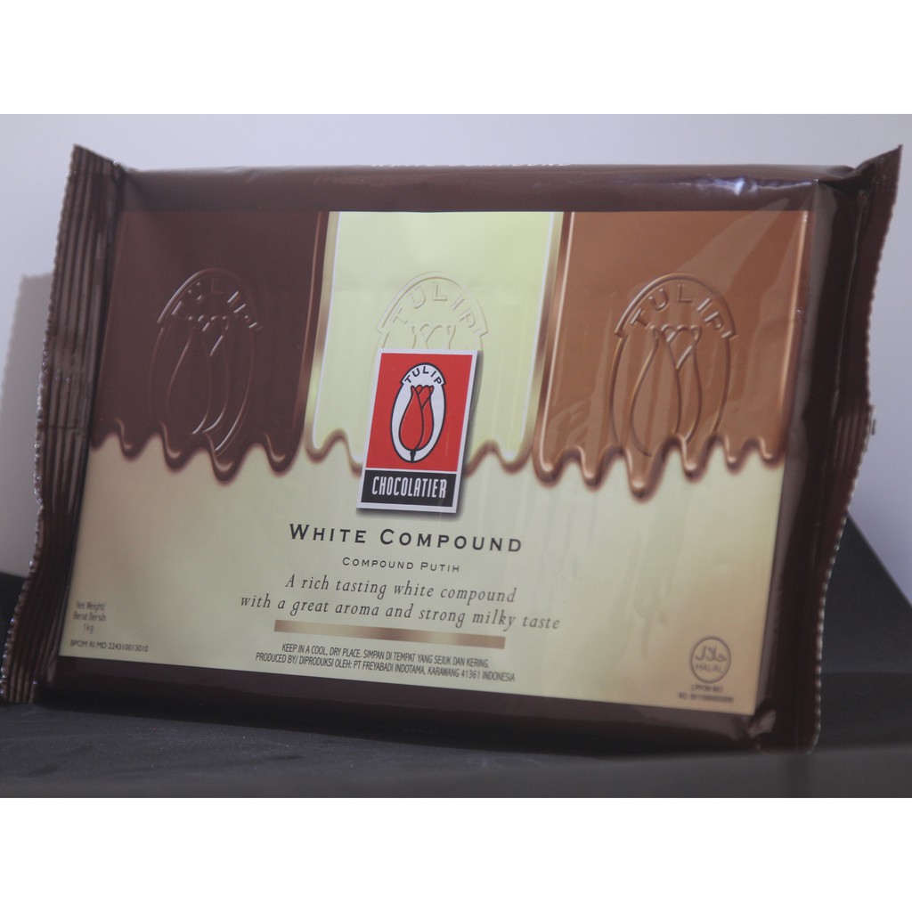 Jual Coklat Tulip Batang White Chocolate Compound - Tulip Super Compound White 1 Kg | Shopee Indonesia