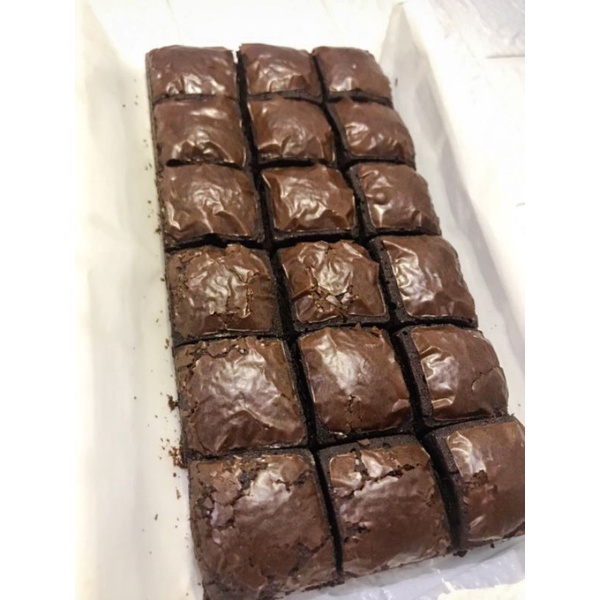 Jual Brownies Fudgy Premium Original Tanpa Toping Shopee Indonesia