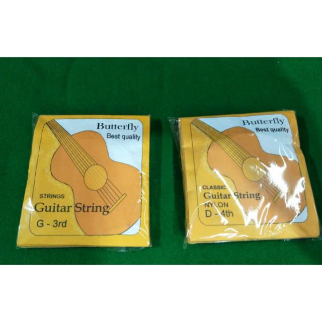 Senar gitar Butterfly String 1 pak isi 12 pcs no. 3 atau 4 | Shopee  Indonesia
