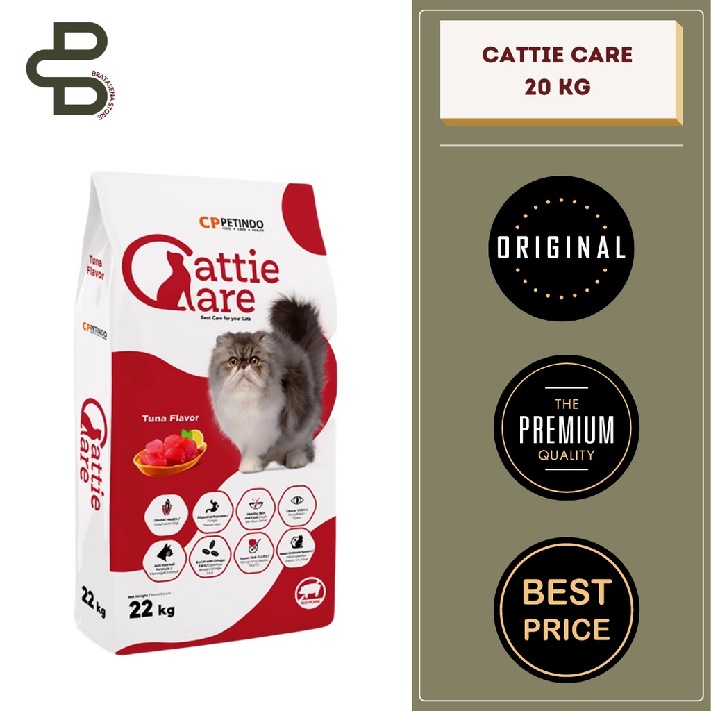 Jual CATTIE CARE CAT FOOD / MAKANAN KUCING 22 KG FRESHPACK (KHUSUS