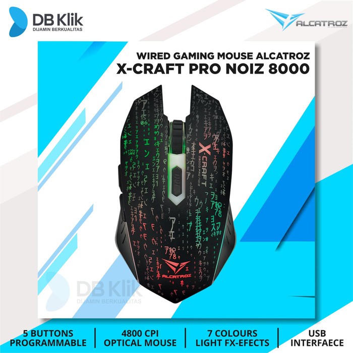 Jual Mouse Gaming Alcatroz XCraft Pro Noiz Z8000 Alcatroz X Craft Z