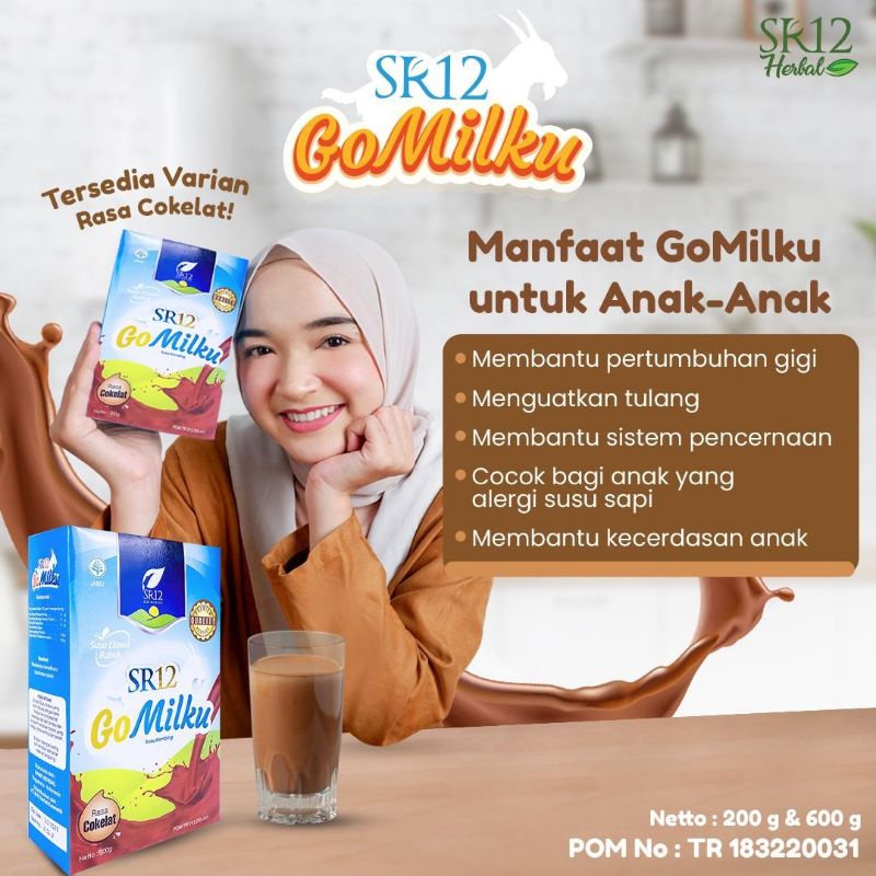 Jual Go Milku Coklat Sr12 Susu Kambing Etawa Rasa Coklat | Shopee Indonesia