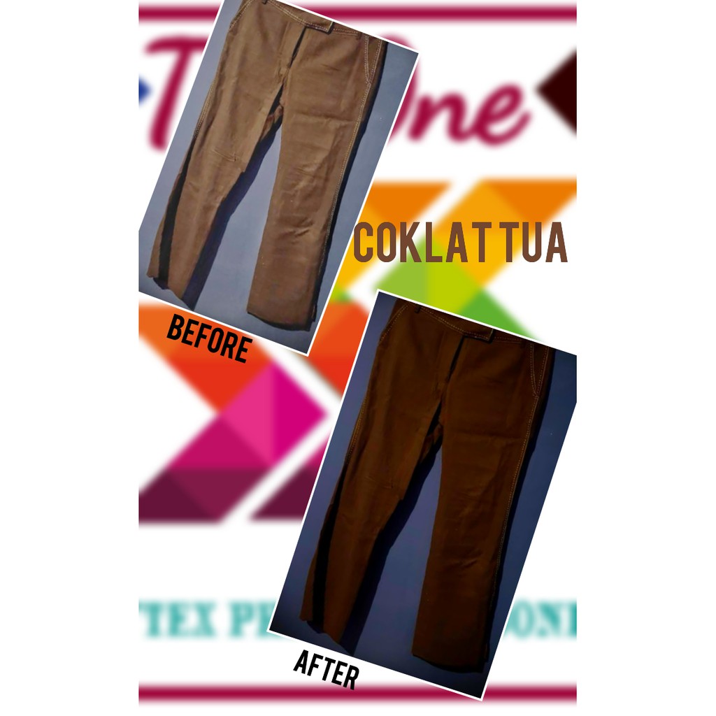 Jual Pewarna Pakaian Wantex Coklat Tua | Shopee Indonesia
