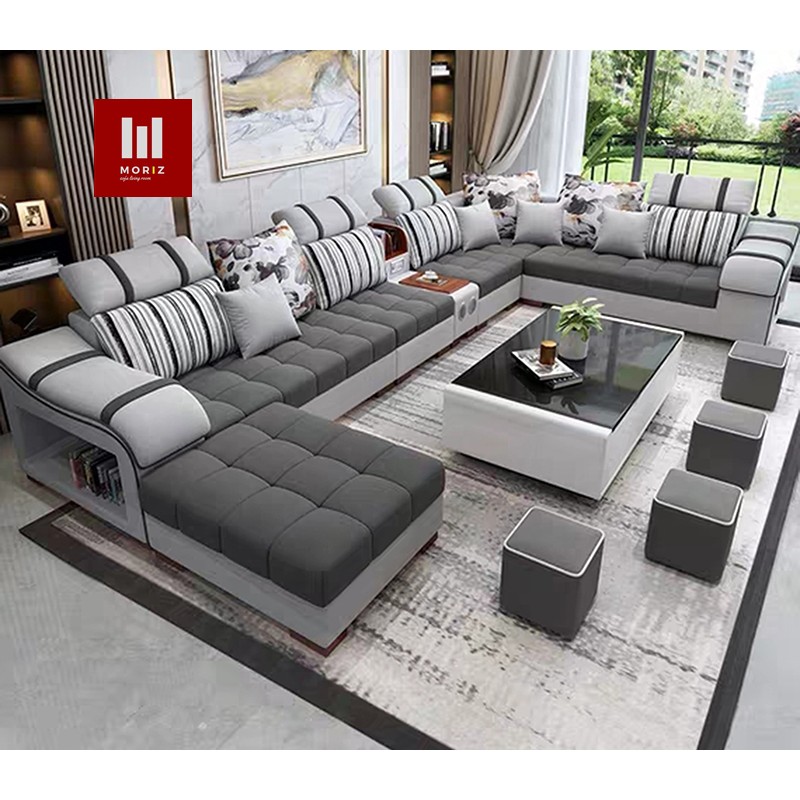 Jual PROMO MURAH Sofa Minimalis Ruang Tamu Deluxe Warna Abu Tua