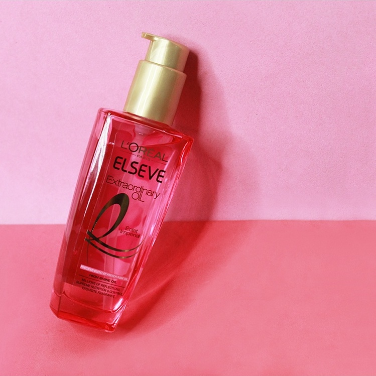 Jual SERUM VITAMIN RAMBUT LOREAL ELSEVE EXTRAORDINARY OIL PINK 100 ML