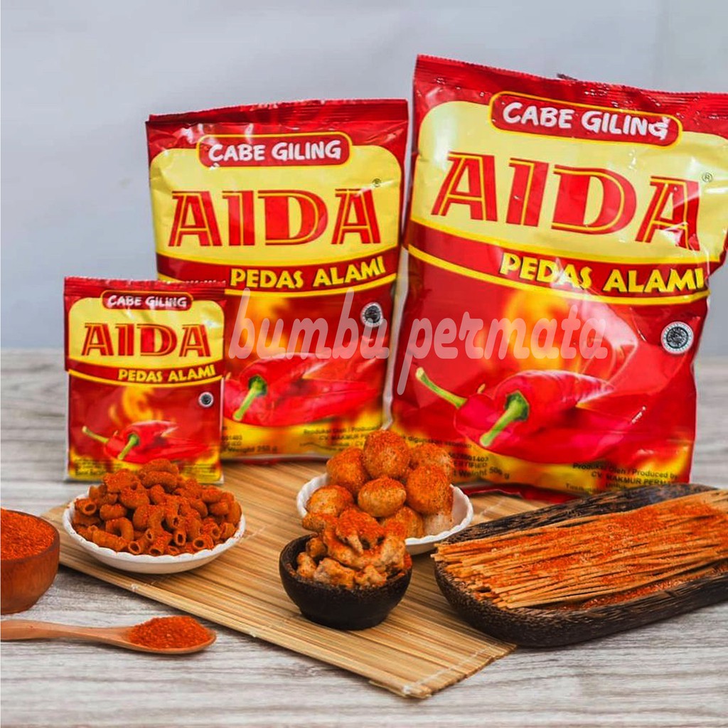 Cabe AIDA 500 gram cabai bubuk Asli pedas murni Shopee Indonesia