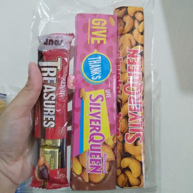 Jual Best Seller Paket Give Coklat Valentine Silverqueen Chunky Bar | Shopee Indonesia