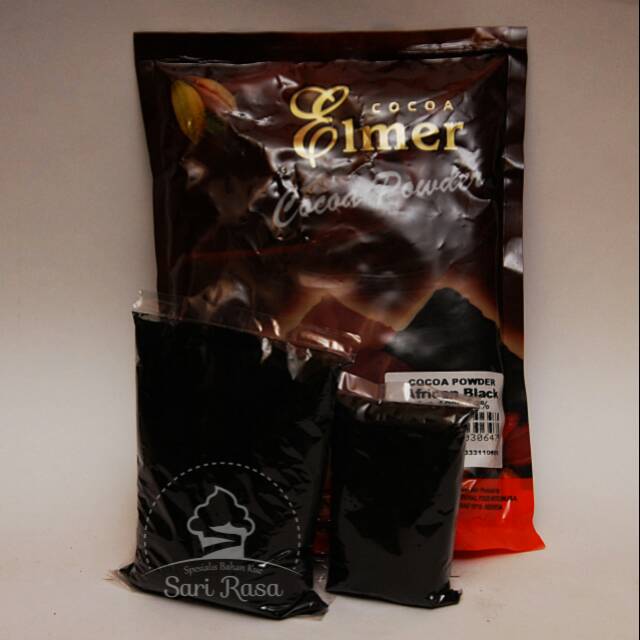 Jual Elmer African Black - Coklat Bubuk Elmer - Cocoa Powder - Kakao Bubuk | Shopee Indonesia