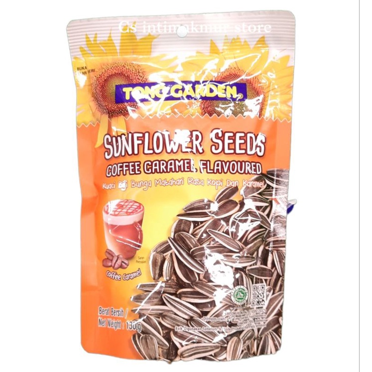 Jual Tong Garden Sunflower Seeds Coffee Caramel 130 gr Shopee Indonesia