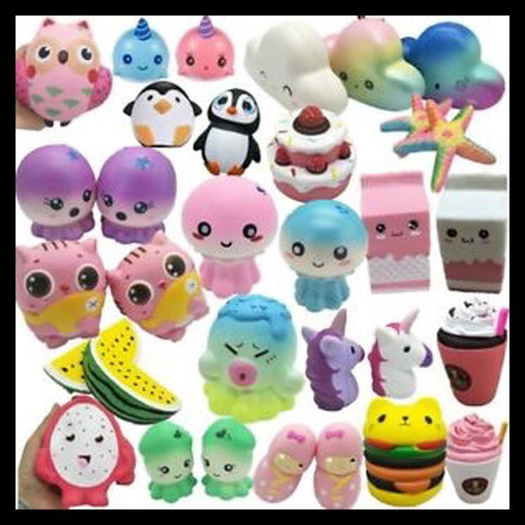 Jual Special!! Mainan Anak Squishy Paket Isi 5 Macam Squishy Murah Termiring | Shopee Indonesia