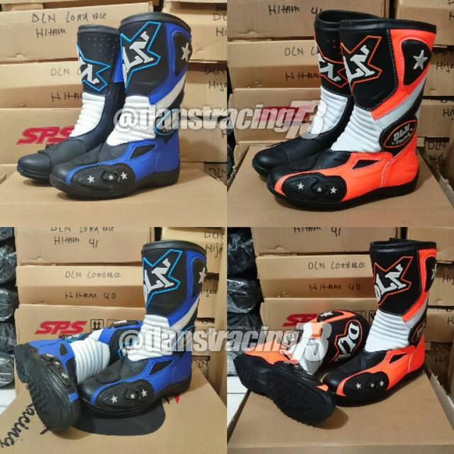Jual Sepatu Balap Motor Roadrace Boots Anak Dln Racing | Shopee Indonesia