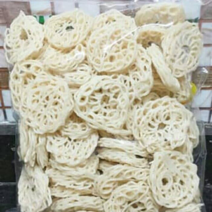 Kerupuk Mawar Putih Mentah 500 gram Shopee Indonesia