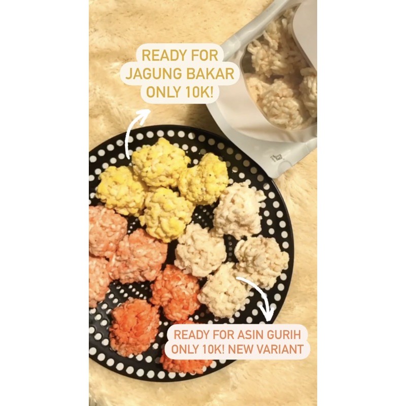 SNACK RENGGINANG.KUU RASA ASIN GURIH Shopee Indonesia