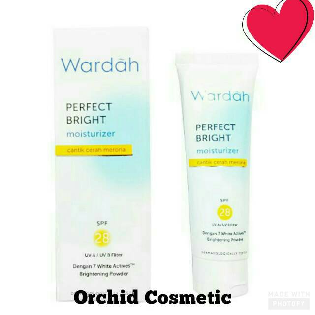 Wardah Perfect Bright Moisturizer SPF 28 Oily Skin Shopee Indonesia