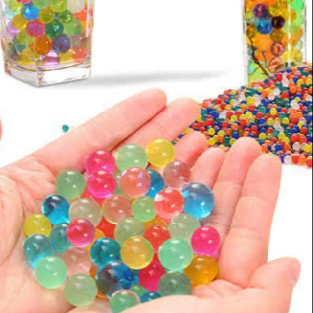 Jual L2 Bola Hidrogel | Mainan Anak Magic Ball Hydrogel | Edukasi Bola Rendam Air | Jelly Hidroponik | Shopee Indonesia