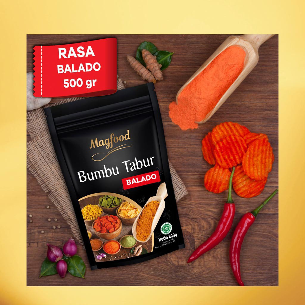 Magfood Bumbu Tabur Balado Spesial 500gram Shopee Indonesia