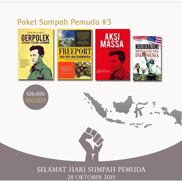 Jual Buku paket sumpah pemuda Indonesia|Shopee Indonesia