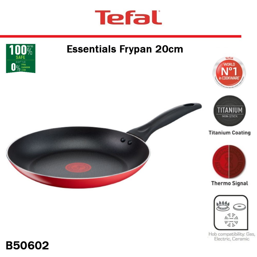 Jual Tefal Essentials Frypan 20Cm Panci Wajan Anti Lengket | Shopee Indonesia