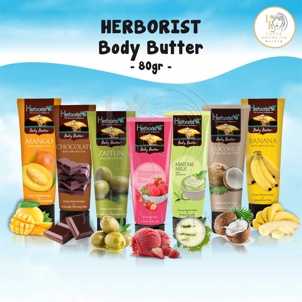 Jual Herborist Body Butter 80 gr Kemasan Tube Shopee Indonesia