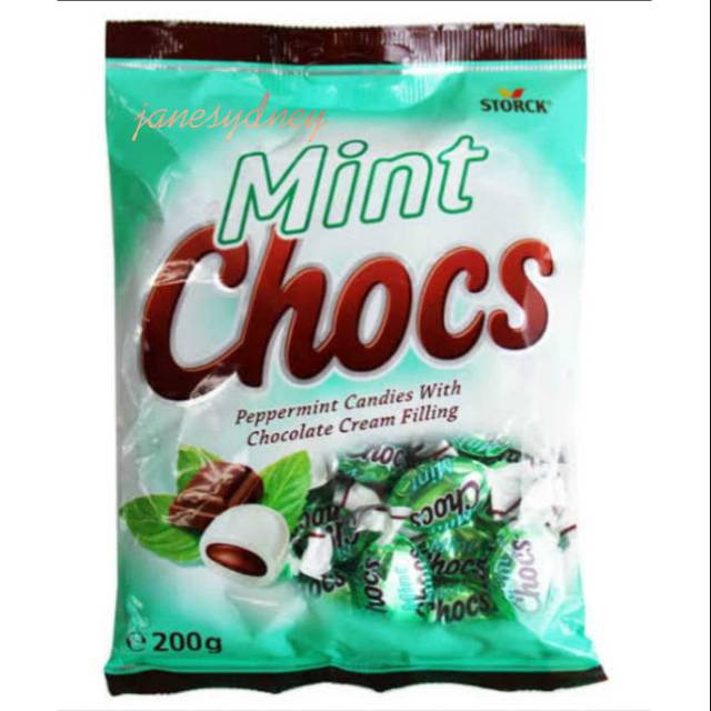 Jual Storck Mint Chocs Chocolate Mint Cokelat Coklat Mint Import | Shopee Indonesia