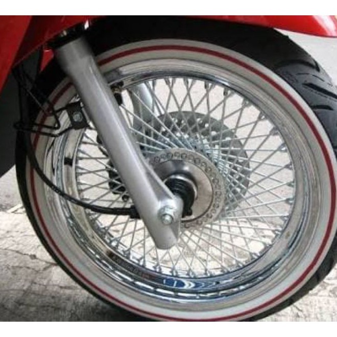 Jual List Ban Motor Atau Whitewall Motor Berbagai Ukuran Harga Per Pasang Untuk 1 Ban | Shopee Indonesia