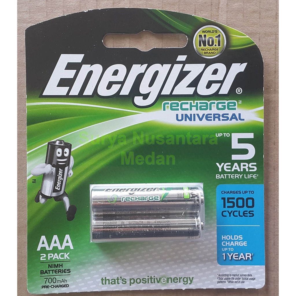 Baterai Cas Isi Ulang Aaa A3 Energizer 700mah Shopee Indonesia