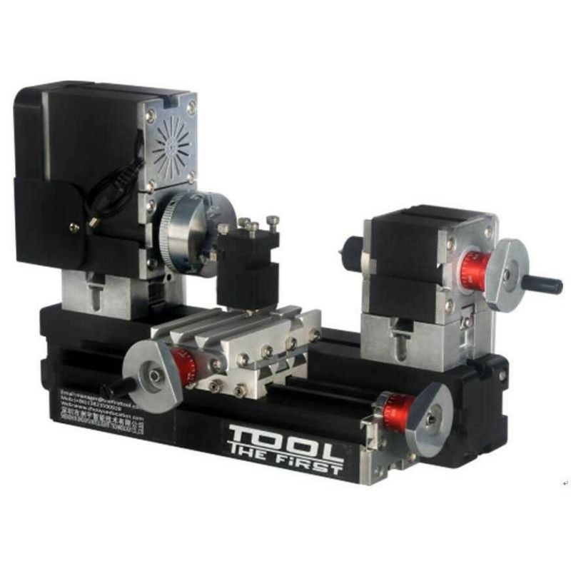 Mesin Bubut Mini Lathe Wood Metalworking 60W Shopee Indonesia