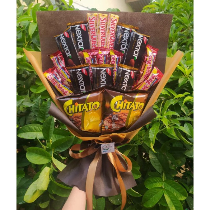 Jual (B) Buket Snack Coklat Silverqueen Serba Coklat 28Gr/Paket/Bingkisan Snack Ulang Tahun/Ultah/ Wisuda/Kado/Hadiah | Shopee Indonesia