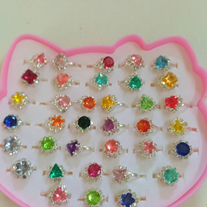 Jual Cincin Mainan Anak Perempuan Murah Jual Per Box Berkualitas | Shopee Indonesia