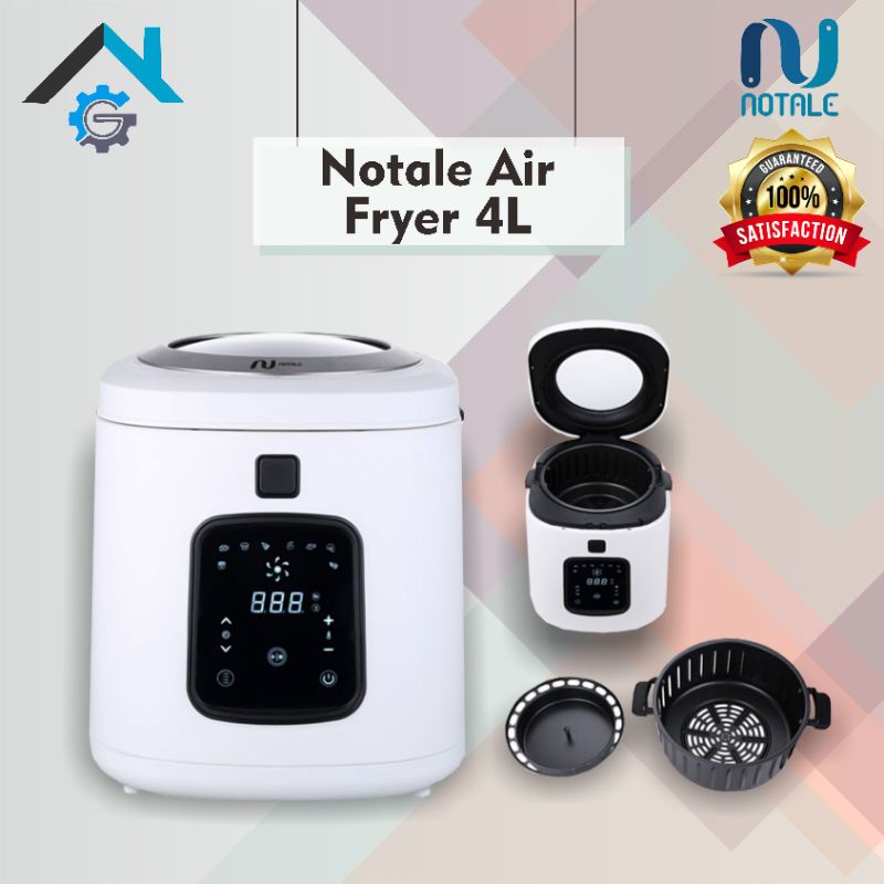 Jual Notale Air Fryer Digital 4L Touch Display Penggoreng Tanpa