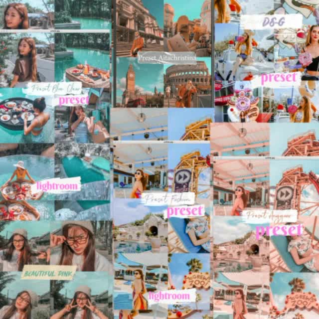 Preset Lightroom Paket 500 Selebgram Untuk Android dan Ios Shopee