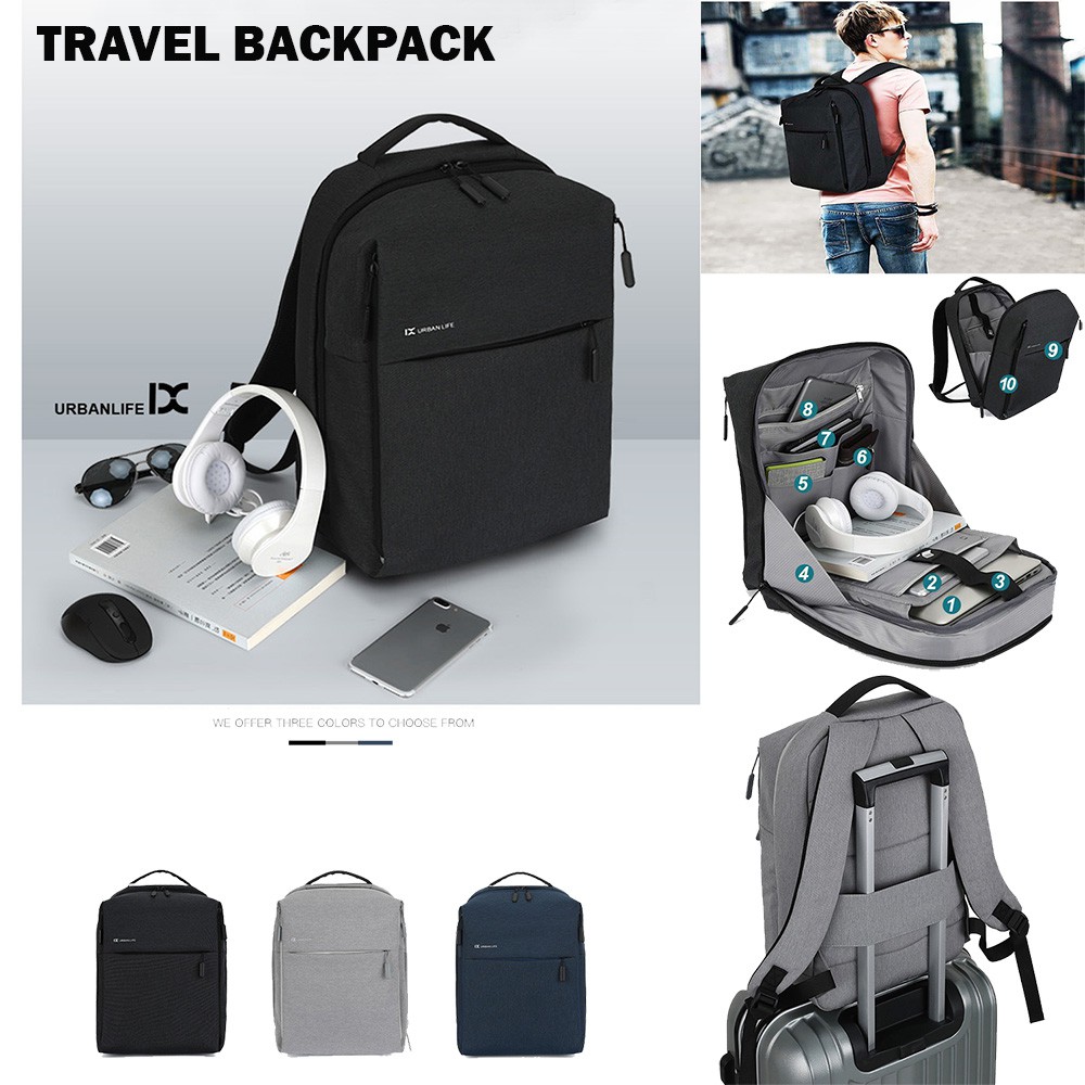 Tas Travel Bag Backpack Ransel Laptop Kabin Daypack Urban Life IX Shopee Indonesia
