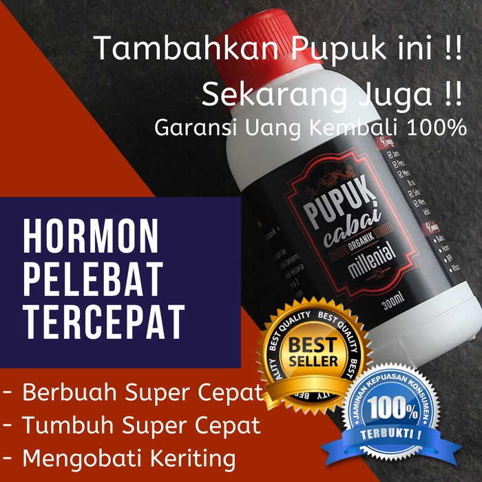Jual Viral Pupuk Buah Cabai Tabulampot Organik Cair Hormon Zpt Indonesia|Shopee Indonesia